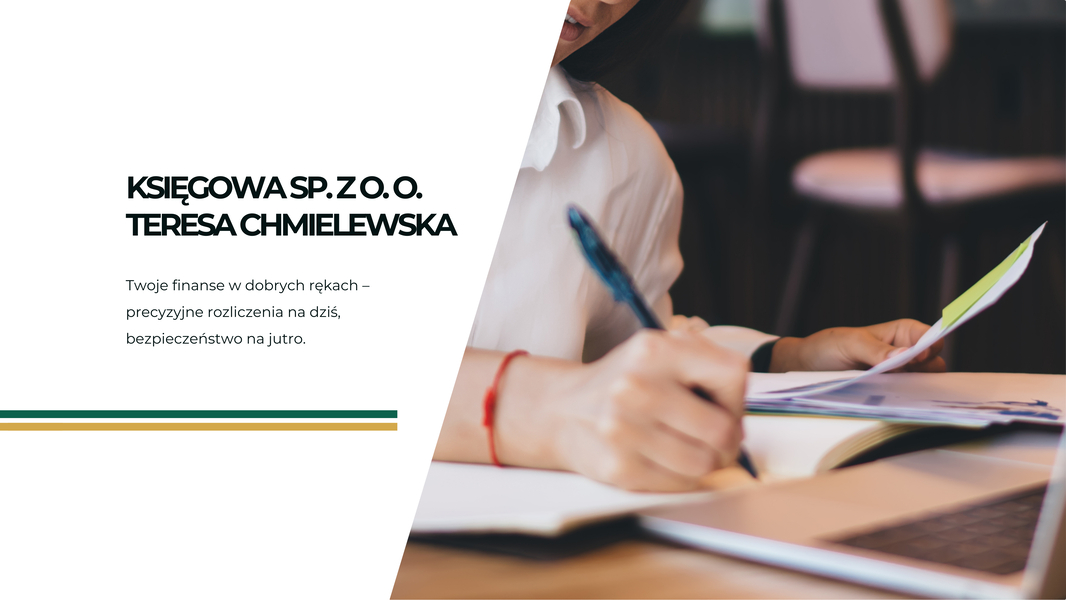 Zdjęcie na okładce dla Księgowa Sp. z o.o. Biuro rachunkowe